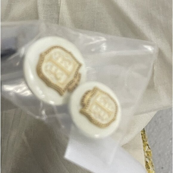 Talbots Womens Blazer Suit Jacket 12P Gold Tweed Plaid Frayed 3/4 Sleeves NWT - Picture 8 of 11